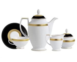 Black&White Kaffee-Service für 6 Pers. • LP-3106-KA